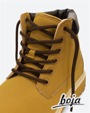 Шнурки для обуви BOJA (LUX), круглые, коричневые темные, 150 см, для берцев; ботинок; бутсов, НЕ эластичные; НЕ резиновые; НЕ силиконовые; БЕЗ фиксаторов 300621-13/Коричневый-341 - фото 5921