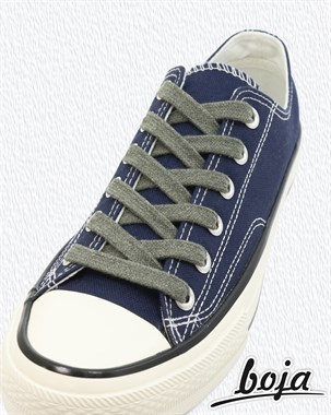 Шнурки для обуви BOJA плоские, Х/Б, хаки серо-зеленые, 100 см; для кроссовок, кед, ботинок, сапог; широкие 10 мм; НЕ эластичные; НЕ резиновые; НЕ силиконовые; БЕЗ фиксаторов